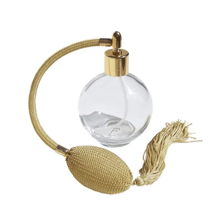 essential atomizer dressing table perfume atomizer with gold tassel spray