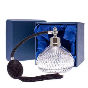 Grande hand cut bohemia Crystal Atomizer with Silver fitting