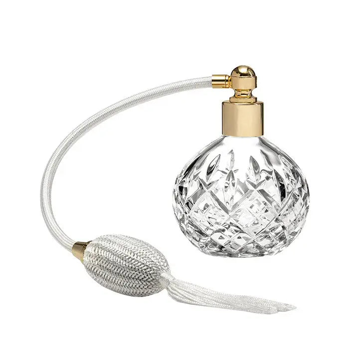 Royal Scot Hand Cut Lead Crystal London Round Perfume