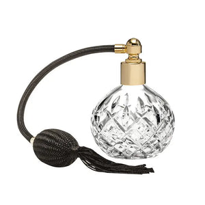 Royal Scot Hand Cut Lead Crystal London Round Perfume