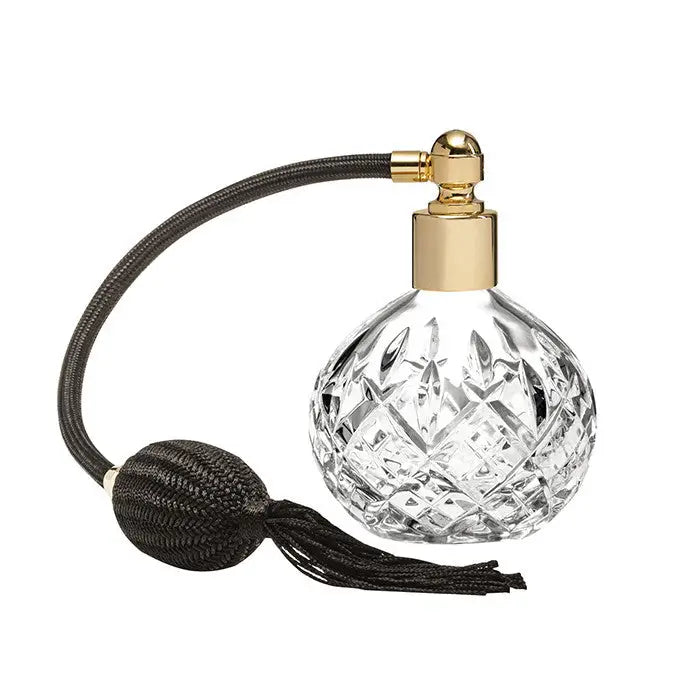 Royal Scot Hand Cut Lead Crystal London Round Perfume