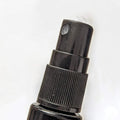 Black glass 10ml atomizer with gold lid