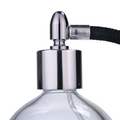 Classic glass 78ml round bottle dressing table perfume atomizer with black tassel