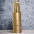 Elegant gold 8ml atomizer with silver dots