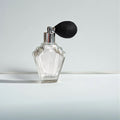 Flair clear glass 46ml perfume atomizer with bulb pump