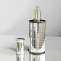 Silver mirror 100ml black spray atomizer