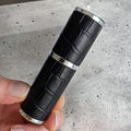 Black & Silver Faux Croc 8ml Perfume & Aftershave Travel Atomizer