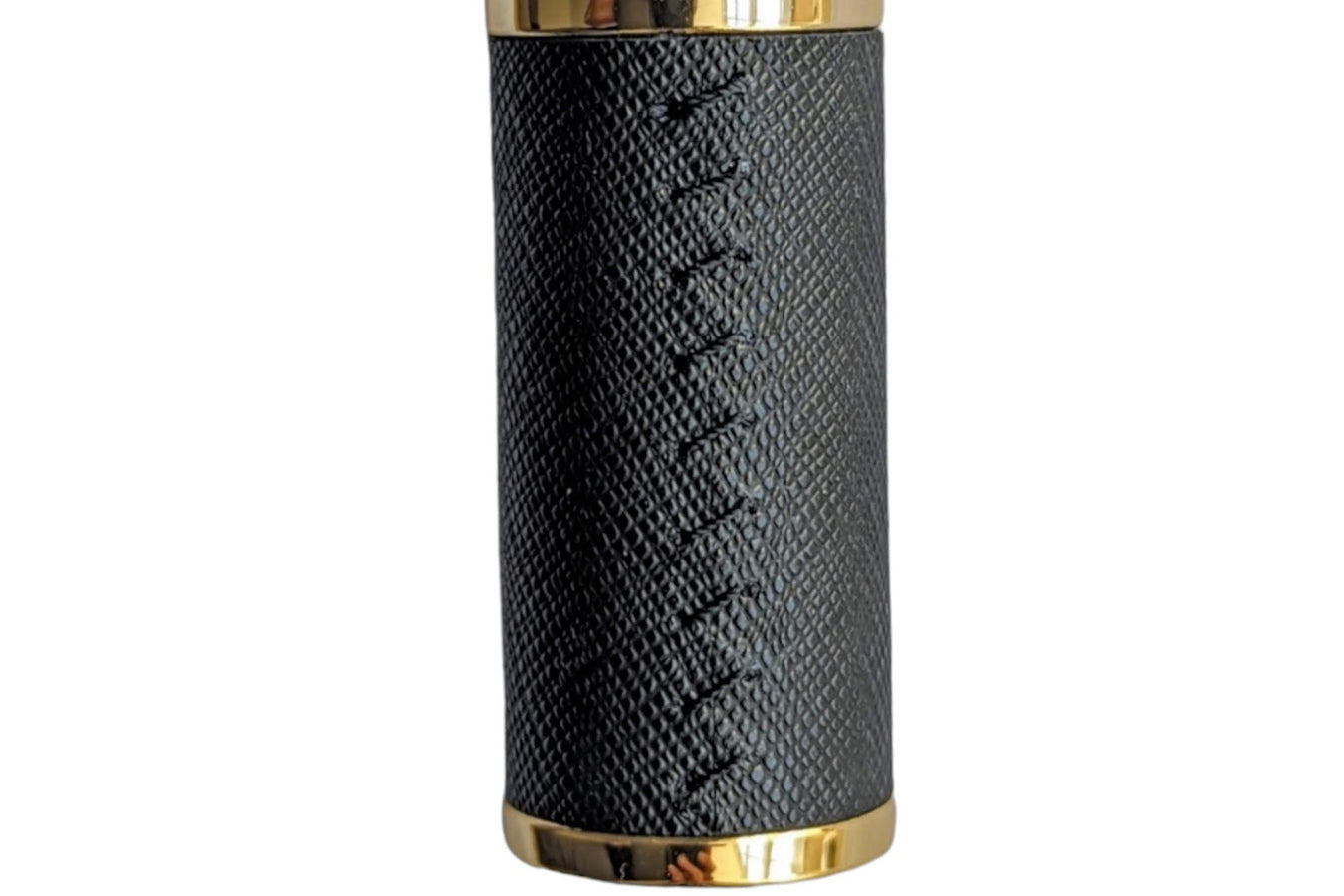 The Essential Atomizer Saffiano Stitch Leather with Gold 8ml Fragrance Atomizer
