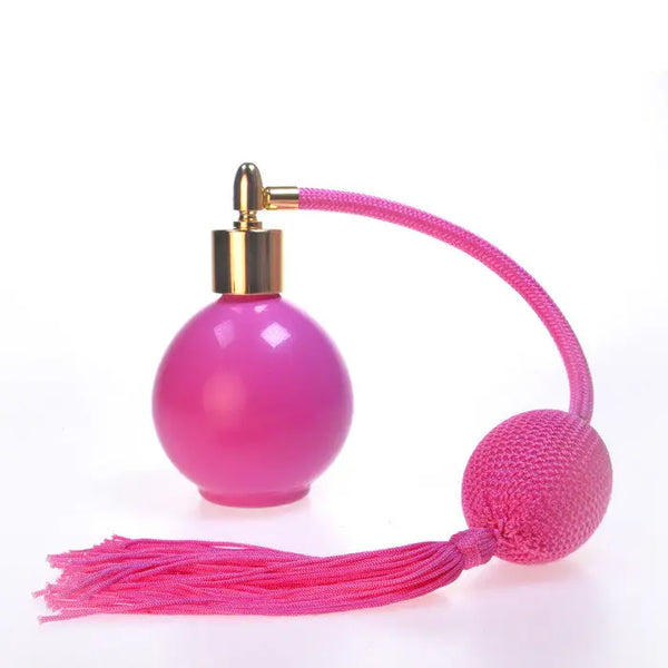 Classic Pink Gloss 78ml Round Glass Bottle Perfume Atomizer