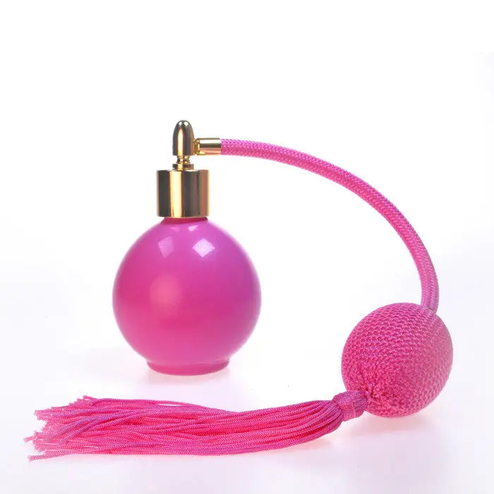 Classic Pink Gloss 78ml Round Glass Bottle Perfume Atomizer