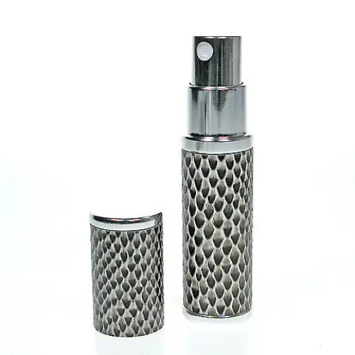 Dark Faux Snake Skin 5ml Travel Atomizer - dark snake -