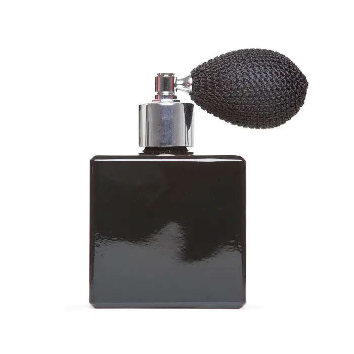 Essential black gloss Cube 100ml atomizer with bulb &