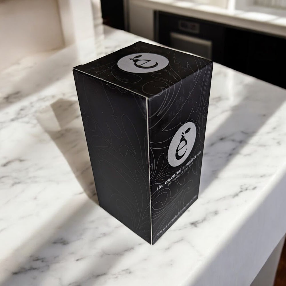 Flair clear glass 46ml perfume atomizer with bulb pump