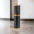 8ml black and gold crocodile style perfume atomizer on surface