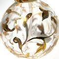 Hand painted round bottle perfume atomizer with Gold tassel