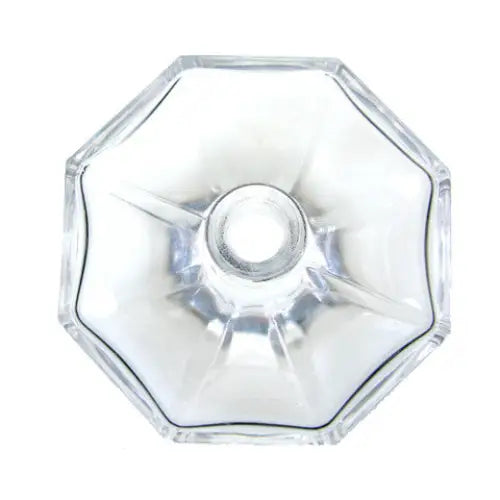 Octo shaped clear glass atomizer - Dressing Table