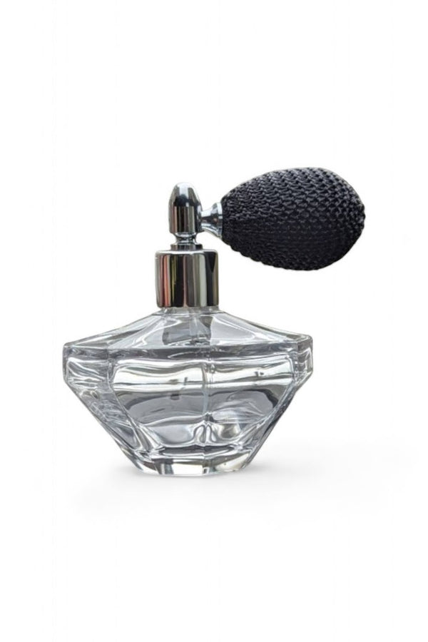 Octo shaped clear glass atomizer