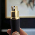 The Essential Atomizer Saffiano Real Leather with Gold 8ml Fragrance Atomizer