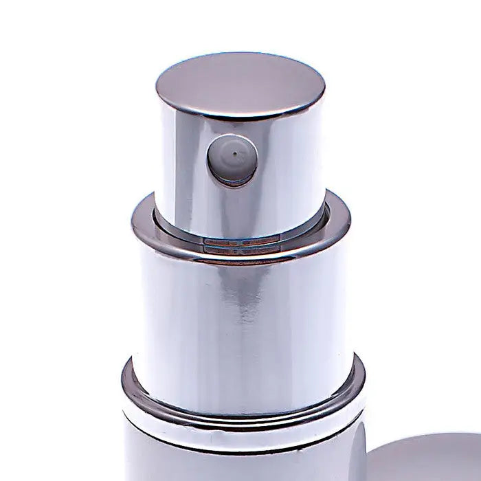 Silver 8ml atomizer with silver rings - silver ring - TRAVEL atomizer