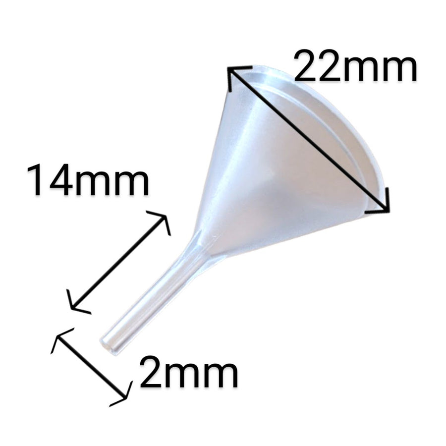 Small plastic filling funnel