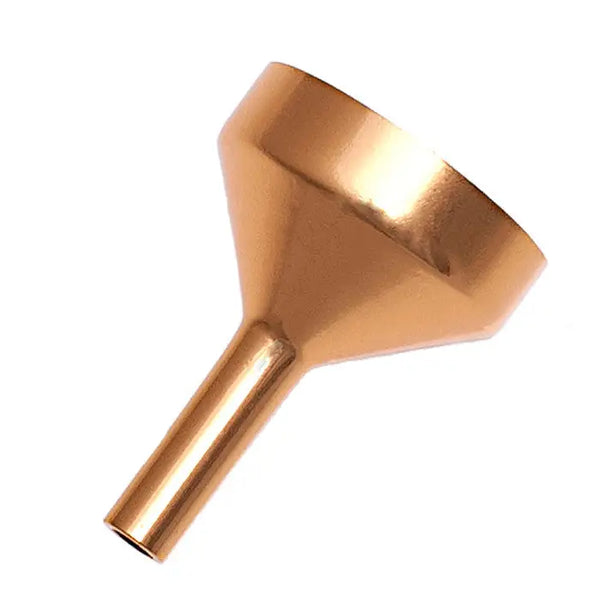 Strong Gold small metal filling funnel - sturdy small mouth