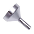Strong small silver metal filling funnel - sturdy small