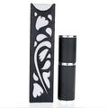 silver saffiano essential atomizer company 8ml travel unisex fragrance atomizer