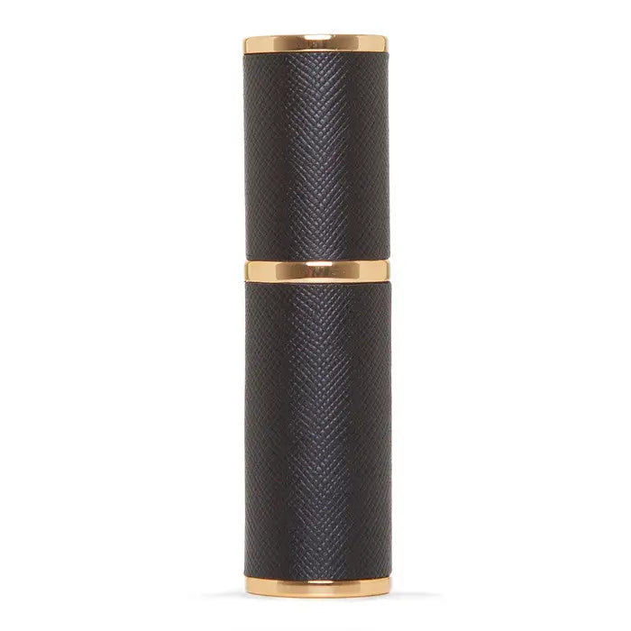 the essential atomizer company black & gold saffiano with lid on amazon